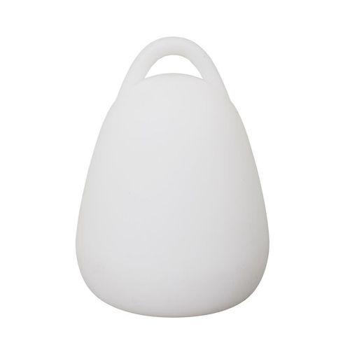Paris Prix - Lampe À Poser D'extérieur "Télécommande" 25cm Blanc