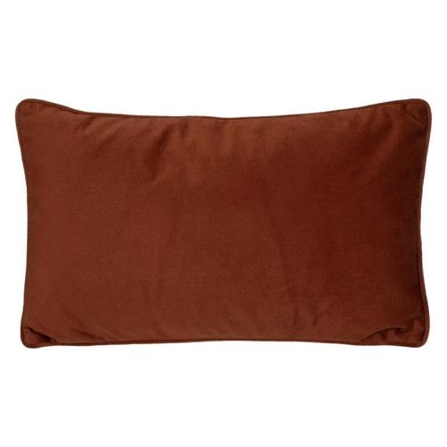 Coussin Déhoussable "Lilou" 50x30cm Terracotta