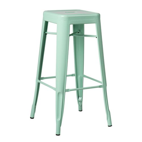 Pack 2 Tabourets Hauts (76 Cm) Lix Vert Menthe