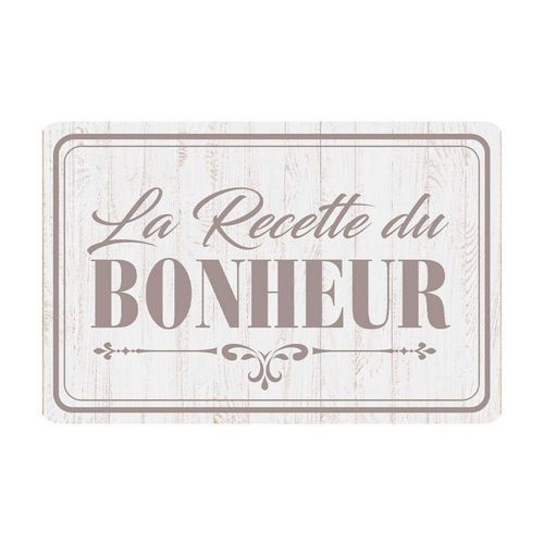 Set De Table - La Recette Du Bonheur