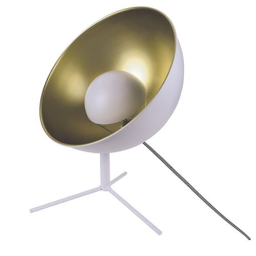 Paris Prix - Lampe À Poser Design "Cinéma" 45cm Blanc