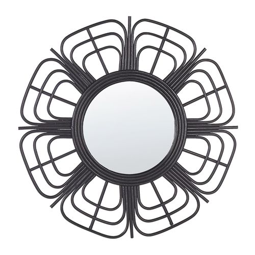 Miroir PASAKU Rotin Noir