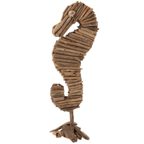 Figurine Hippocampe En Bois Flotté