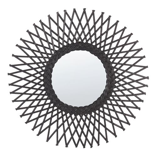 Miroir TAGOLU Rotin Noir