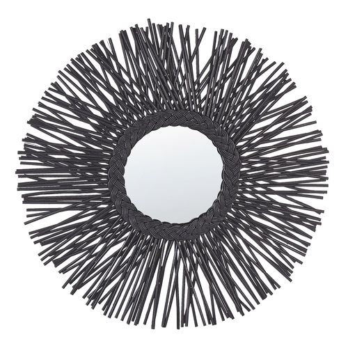 Miroir KALASIN Rotin Noir