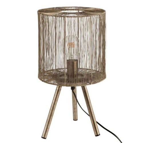 Paris Prix - Lampe À Poser Trépied "Lofty" 45cm Rouille