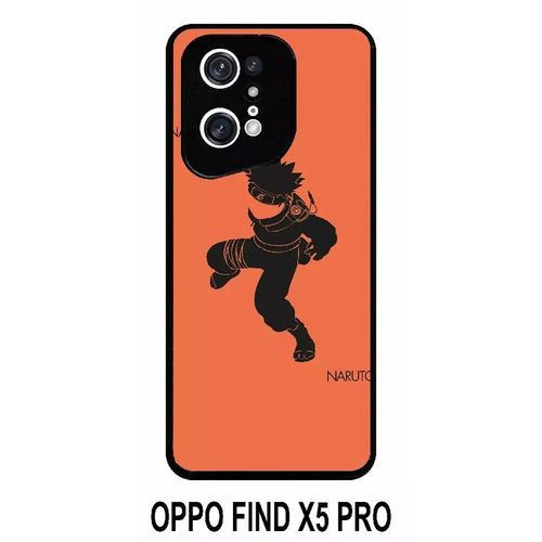 Coque Oppo Find X5 Pro - Naruto - Silicone - Noir
