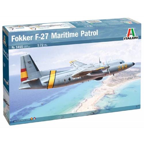 Italeri -1455 Fokker F-27 Maritime Patrol Échelle 1 72 Model Kit Mod Le En Plastique Monter Modélisme It1455-Italeri