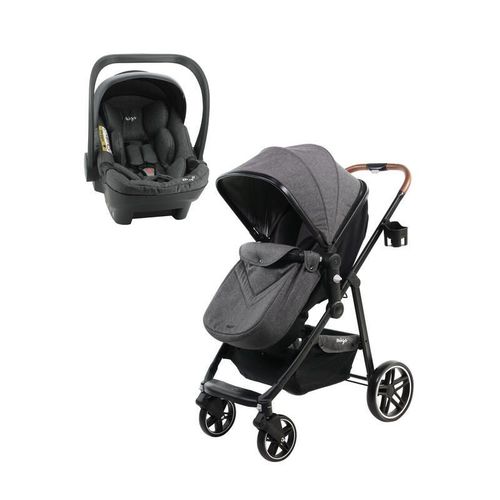 Poussette 3 En 1 Kiara + Ovo Tweed