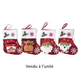 Mini Chaussette De Noël 12x15cm