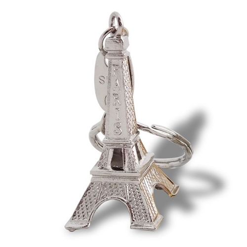 Accroche-Clés Tour Eiffel Porte-Clé Doré