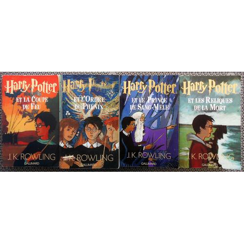 INTEGRALE LIVRE HARRY POTTER TOME 1 2 3 4 5 6 7 8 EDITION GALLIMARD JK  ROWLING