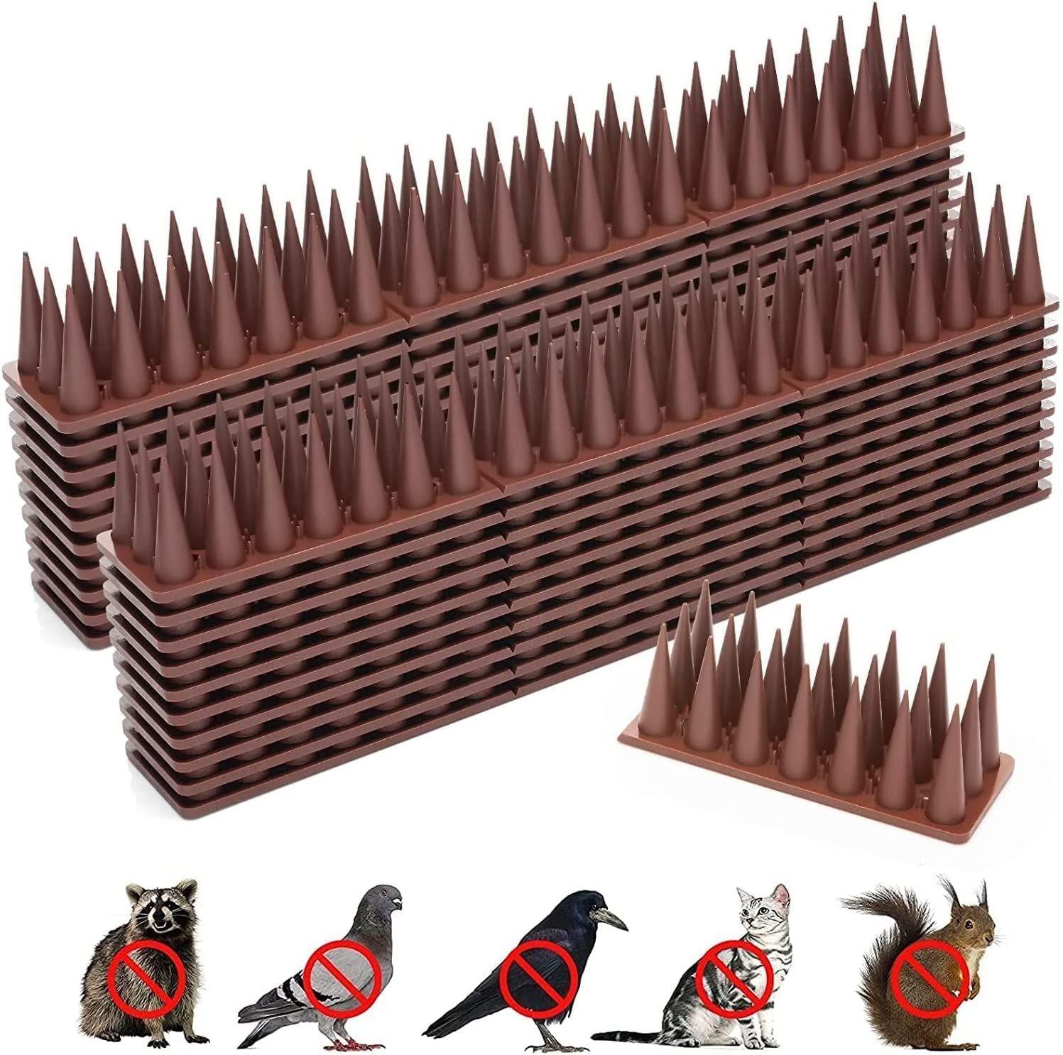 Pic Anti Pigeon, 6 Mètres Anti Pigeons pour Balcon Plastique Kit, Repulsif  Oiseaux Pigeon Pic Anti Chat, pour Moineaux Hirondelles Corneilles Chat-3