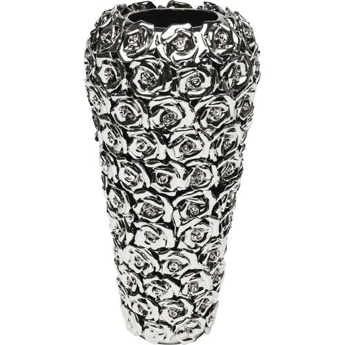 Vase Roses chrome 36cm Kare Design