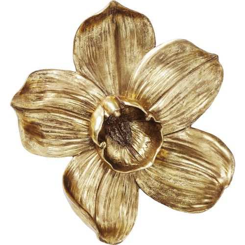Déco murale Orchidée dorée 44cm Kare Design