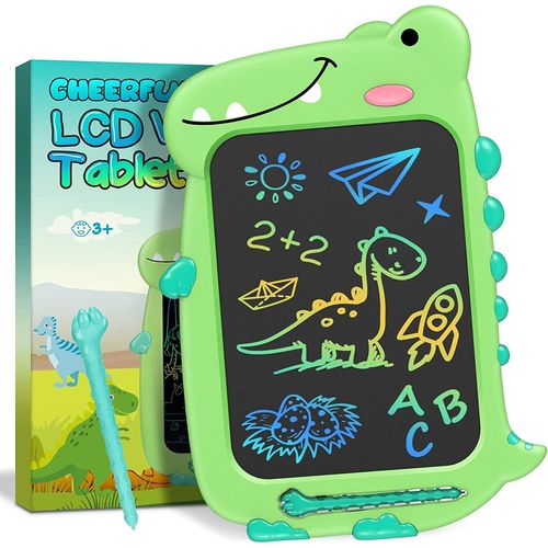 Dinosaure Enfant Jouet Garcon Fille - Cadeau Fille Garcon 3 4 5 6+ Ans Tableau Ardoise Magique Enfant 8.5 Pouce, Creatif Calendrier De L'avent Jeux Educatif Enfant Idée Cadeau Noël Anniversaire Dessin