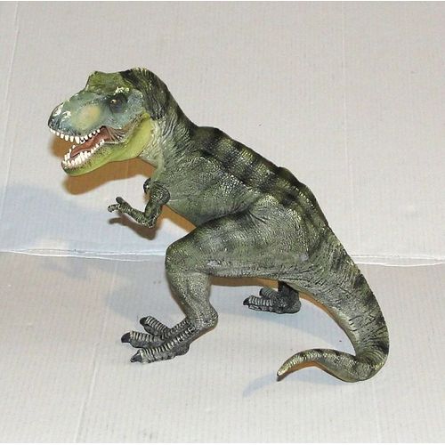 Figurine T Rex Vert Papo 2005 Grand Format 16 Cm - Figurine Dinosaure Bouche Articulé