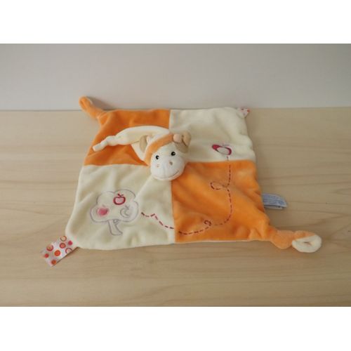 Doudou Vache Orange Pommes Gipsy