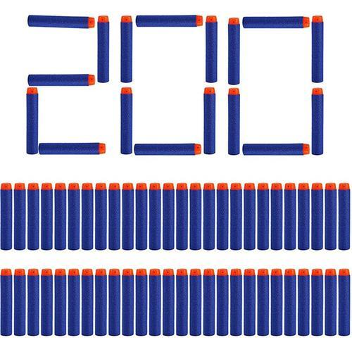 200pcs Balle Fléchette Recharge Cartouche Munition Flèche Pour Nerf N-Strike Elite Series Blasters Kid Toy Gun,By