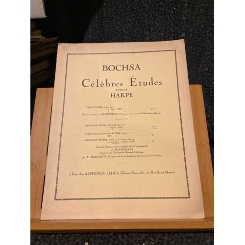 Bochsa Cinquante Études Pour Harpe Dédiées À J.-B. Cramer Vol. 2 Partition Leduc