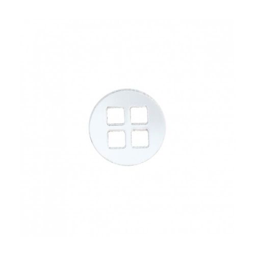 Bouton Rond Polyester Transparent 4 Trous 15 À 25mm - Prym 25-Transparent