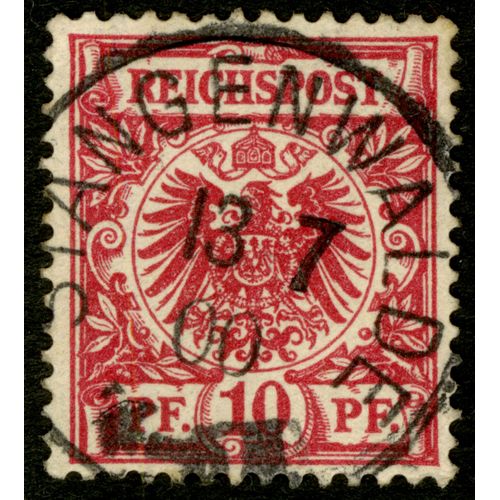 Timbre Oblitéré Reichspost 10 Pf