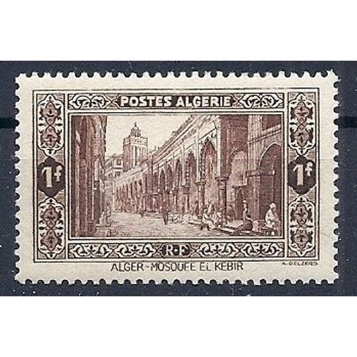 Algérie Française Yvert 116 ( 1936) Alger: Mosquée El-Khebir. Neuf** (Mnh)