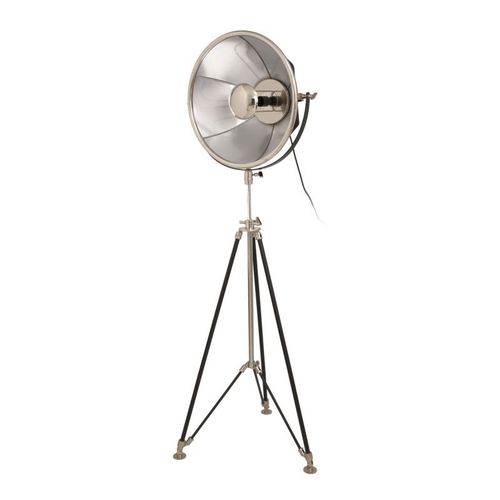 Lampadaire Design Vintage "Bowie" 157cm Noir & Argent