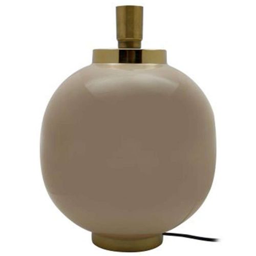 Lampe À Poser Design "Arto" 38cm Taupe & Or