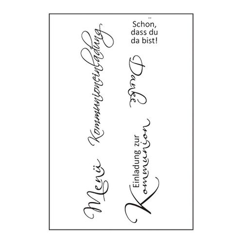 Alphabet Allemand Diy Silicone Clear Stamp Cling Seal Scrapbook Embossing Album De