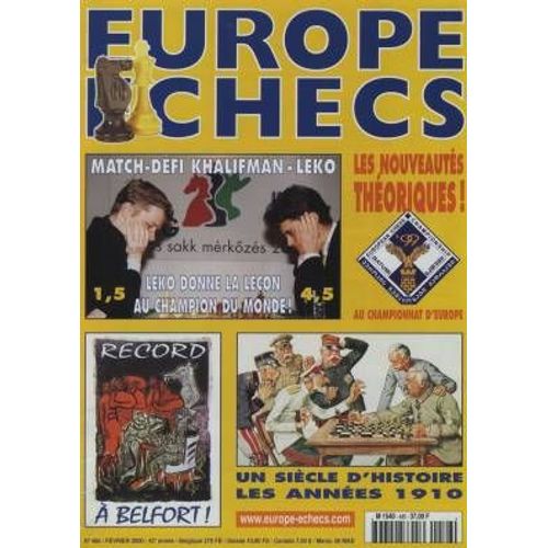 Europe Échecs 2000 Numéro 486
