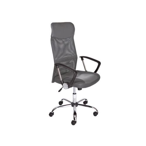 Chaise De Bureau - Ac-Déco - Torino - Gris - Contemporain - Adulte