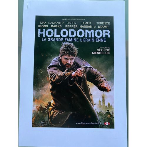 Dossier De Presse "Holodomor" De George Mendeluk Avec Max Irons (2023)