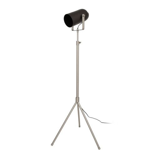 Lampadaire Industriel "Celeste" 163cm Noir & Argent