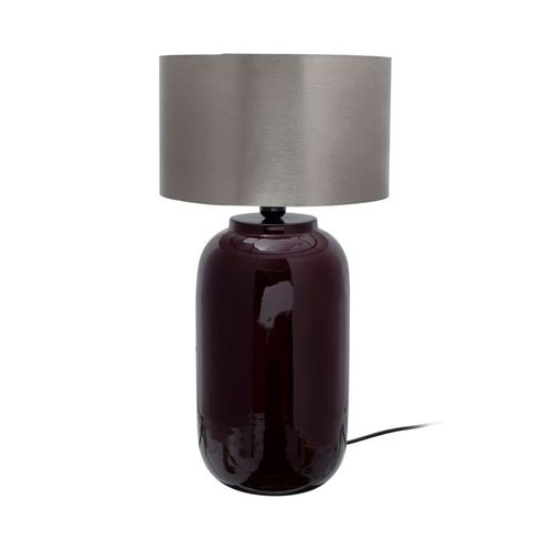 Lampe À Poser Design "Arto" 57cm Violet & Argent