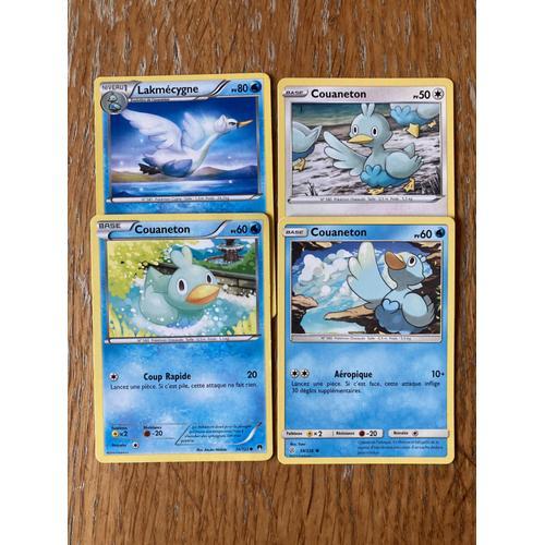 (2879) 3x Couaneton + Lakmécygne (Pokemon)