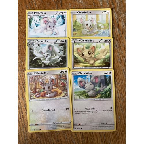 (3219) 4x Chinchidou + 2x Pashmilla (Pokemon)