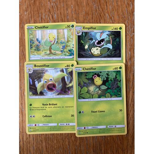 (2799) 2x Chétiflor + Boustiflor + Empliflor (Pokemon)