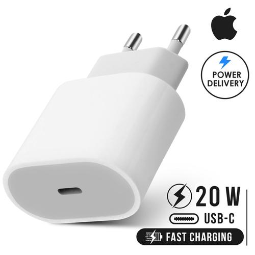 Original Chargeur Secteur Adaptateur Prise USB-C charge rapide 20w Origine Apple Pour iPhone 15 16 / Plus / Pro / Pro Max