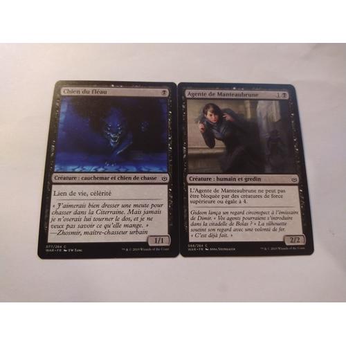 Banehound // Chien Du Fléau (La Guerre Des Planeswalkers) + Duskmantle Operative // Agente De Manteaubrune (La Guerre Des Planeswalkers)