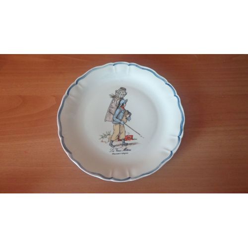Assiette Plate - Les Vieux Métiers