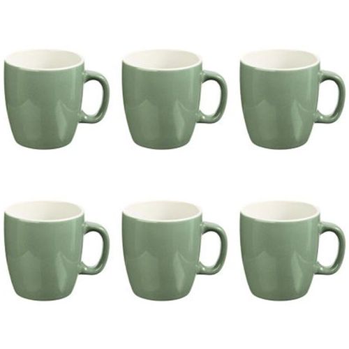 Lot De 6 Mugs "Colorama" 18cl Menthe