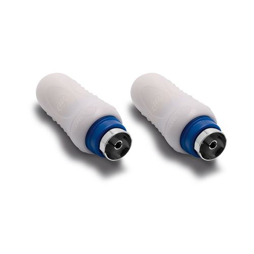 Fiche TV (lot de 2) blind?e 9,52 mm fem.