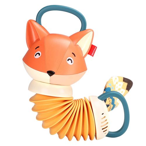 Stuffed Animal Shaped Accordion Eco-Friendly Plastic Musical Rattle Toyset