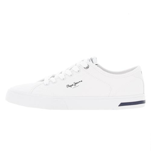 Chaussures Basses Toile Pepe Jeans Kenton Road W Blanc 20070