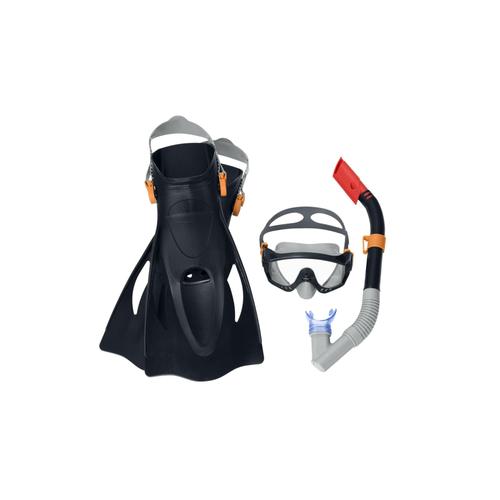 Masque Et Tubas De Plongée Bestway Spark Wave Snorkel Set Nr Noir