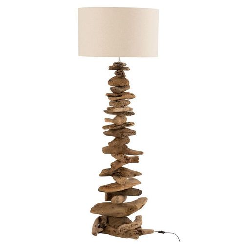 Lampadaire Design "Bois Flotté" 170cm Naturel