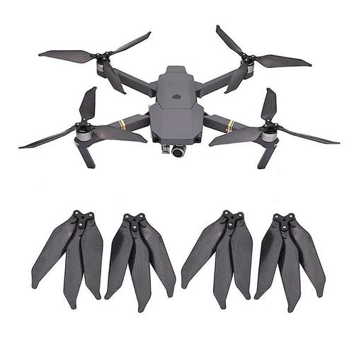 1/2/4 Paire Low Noise Advanced Full Carbon Fiber 8331f 2/3blade Hélices Pliable Cw Ccw Props Pour Dji Mavic Pro/Platinum-Générique