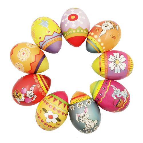 Stress Squishy Egg Squeeze Sponge Ball Enfants Party Gift Pressure Réduire Toy