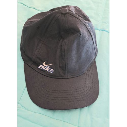 Casquette Nike Vintage Ancienne Retro Bleu Marine Réglable Homme